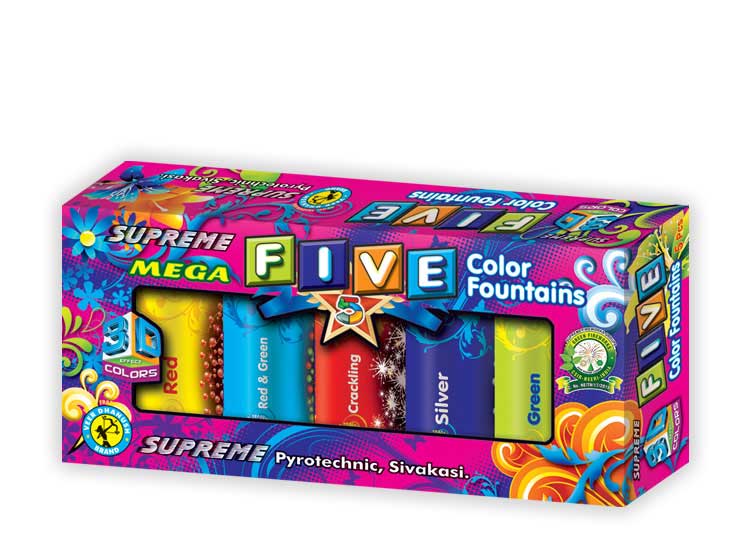 SUP 5 COLOR FOUNTAIN 5 P